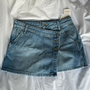 Free people Wynne Denim Skirt
